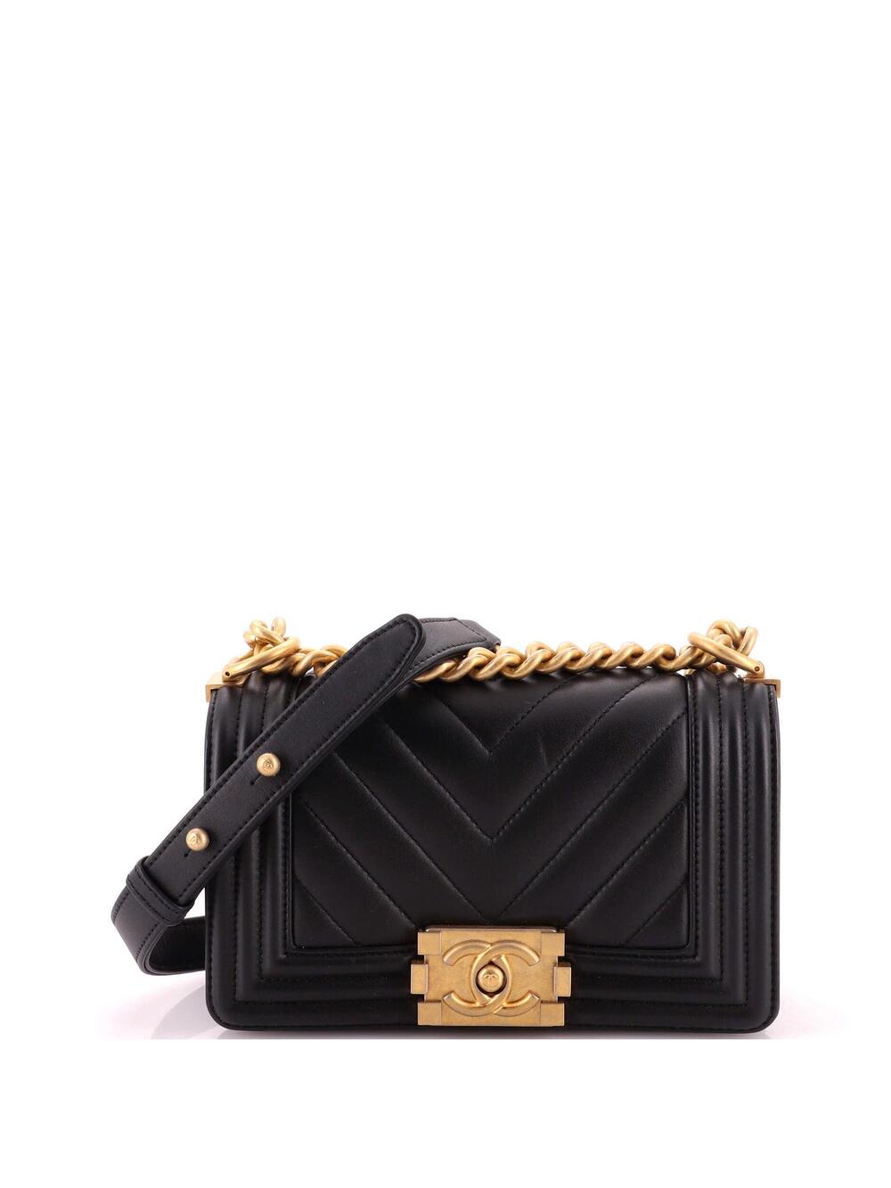 Chanel Boy Flap Bag Chevron Calfskin #371085C41B